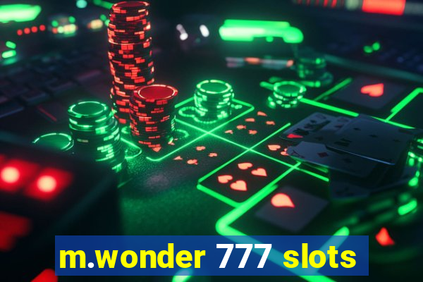 m.wonder 777 slots